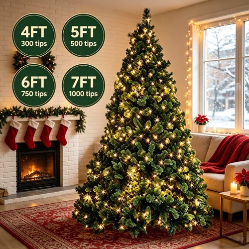 Christmas tree with - with, &