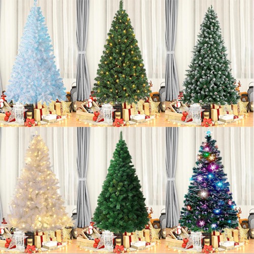 7ft bushy christmas tree - christmas,