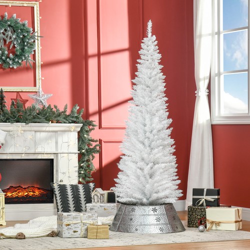 6ft white pencil christmas - 6ft,