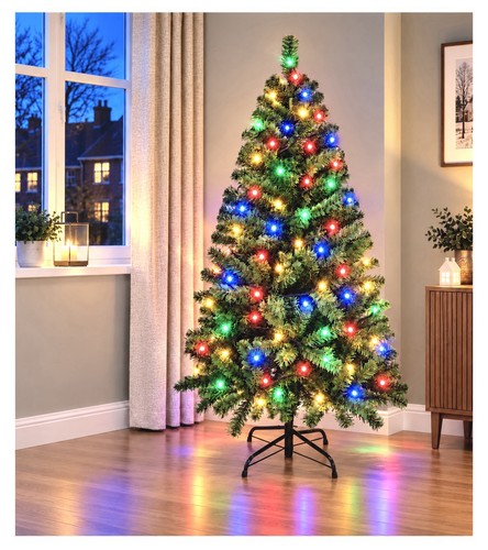 4ft pre lit swisspine green - 4ft, pre-lit