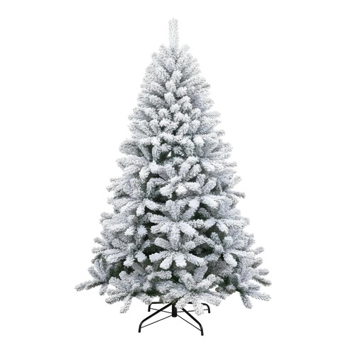7ft christmas tree - tree, snow