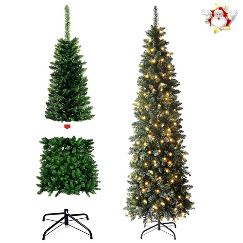 6ft pre lit christmas tree - 4/5/6ft,