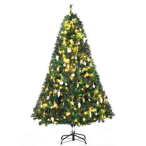 Homcom 6ft pre - 6ft, artificial