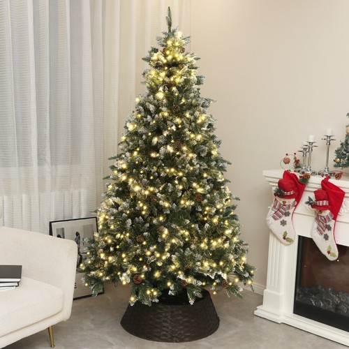 7ft led pre lit - pre-lit, artificial