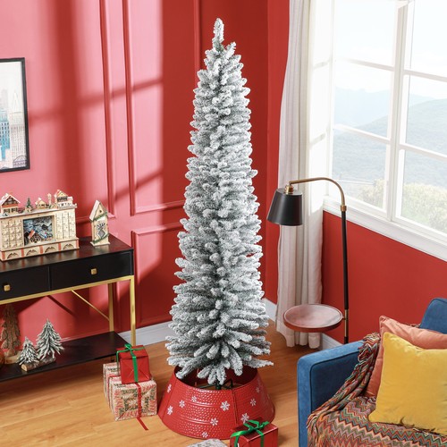7ft white snowy pencil - 7ft,