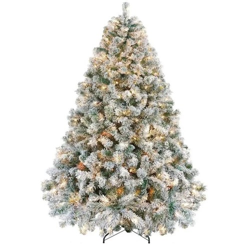 5ft snow flocked artificial - 7.5ft,