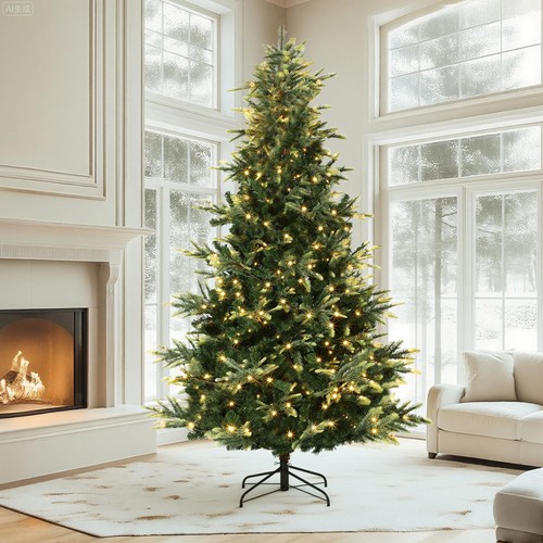 Pre lit slim aspen fir - ft, pre-lit