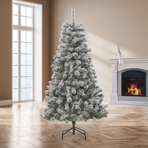 6ft snowy artificial - snowy, christmas