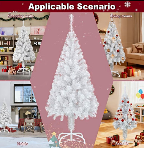Artificial white christmas - white,