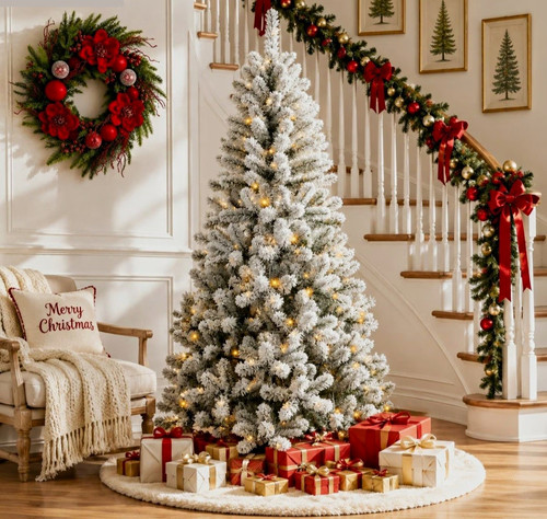 Christmas 5ft pre lit - christmas,