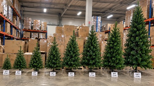 Green christmas tree metal - christmas,