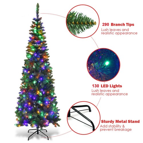 Slim pre lit christmas - pre, tree