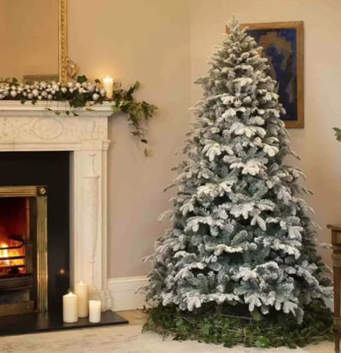 White christmas tree - christmas, 7ft