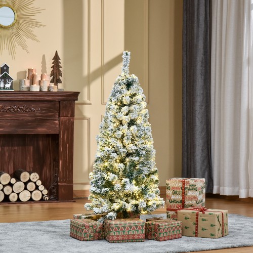 4ft prelit artificial snow - artificial,
