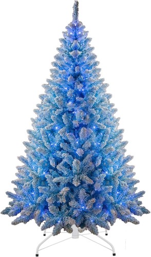 4ft 8ft christmas tree prelit - christmas,