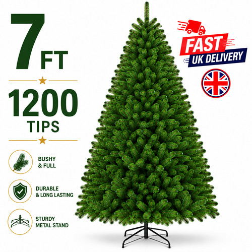 7ft artificial christmas tree - artificial,