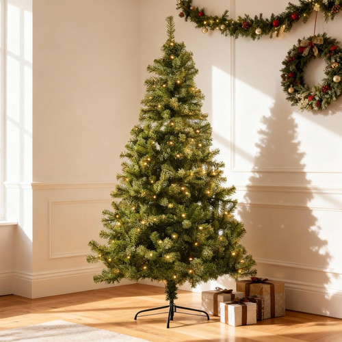 6ft pre lit christmas tree - 6ft,